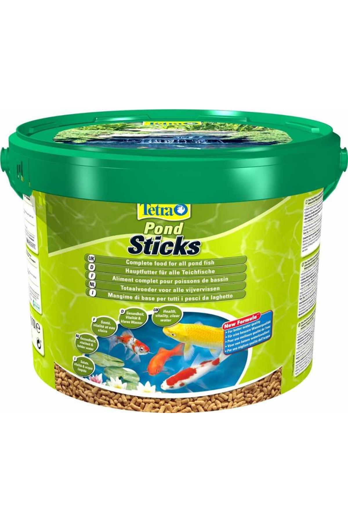Tetra Pond Sticks Yeşil Balık Yemi 10 L / 1200 g (Kova)
