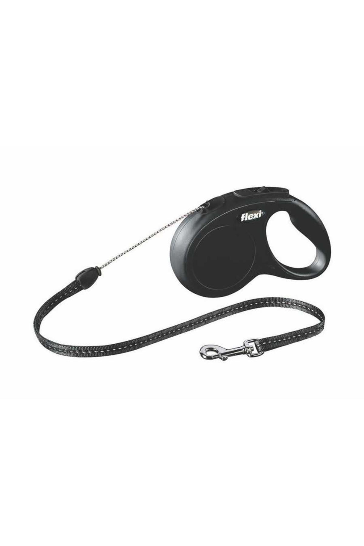 Flexi New Classic 5 m İp Tasma S Siyah