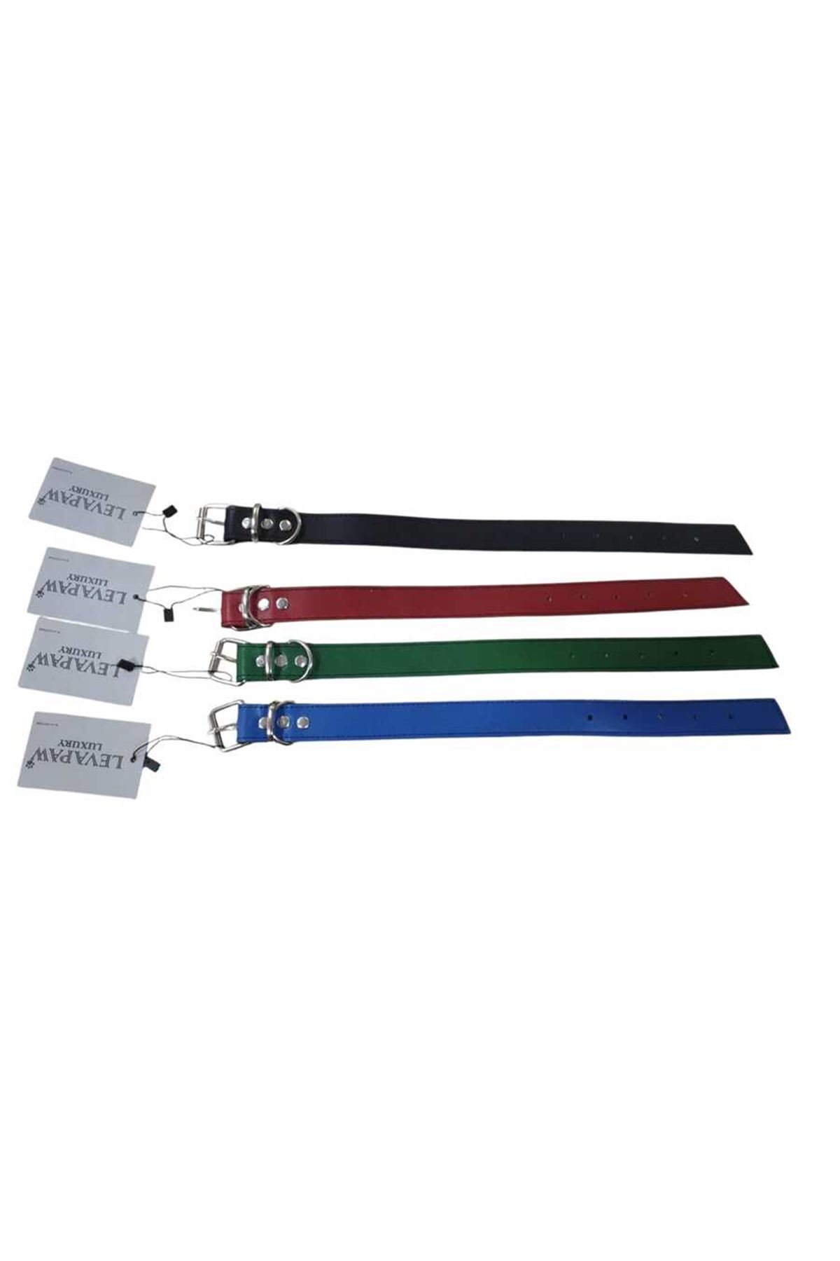 Aksesuarlı Yumuşak Dokulu Çift Katlı Köpek Boyun Tasma 36-46 cm*3 cm