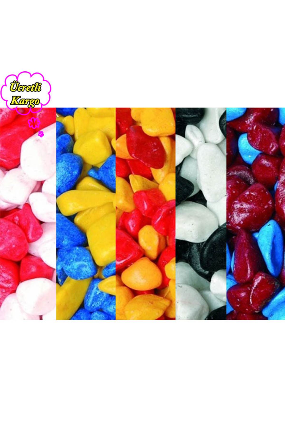 REF-190 Futbol Fanus Çakılı 10 mm 350 gr 30 lu Paket
