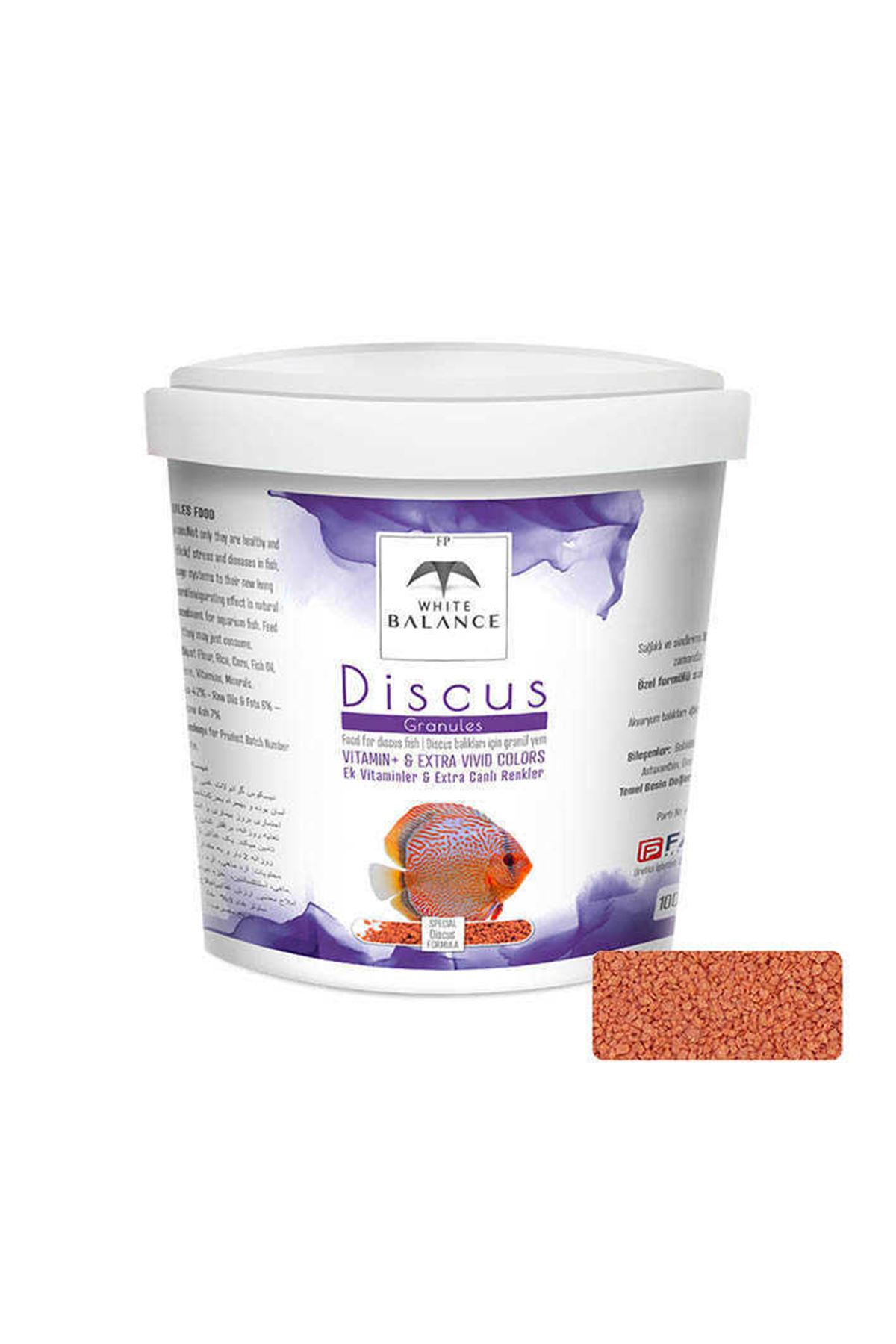 White Balance Discus Granules 3 Kg (Kova)