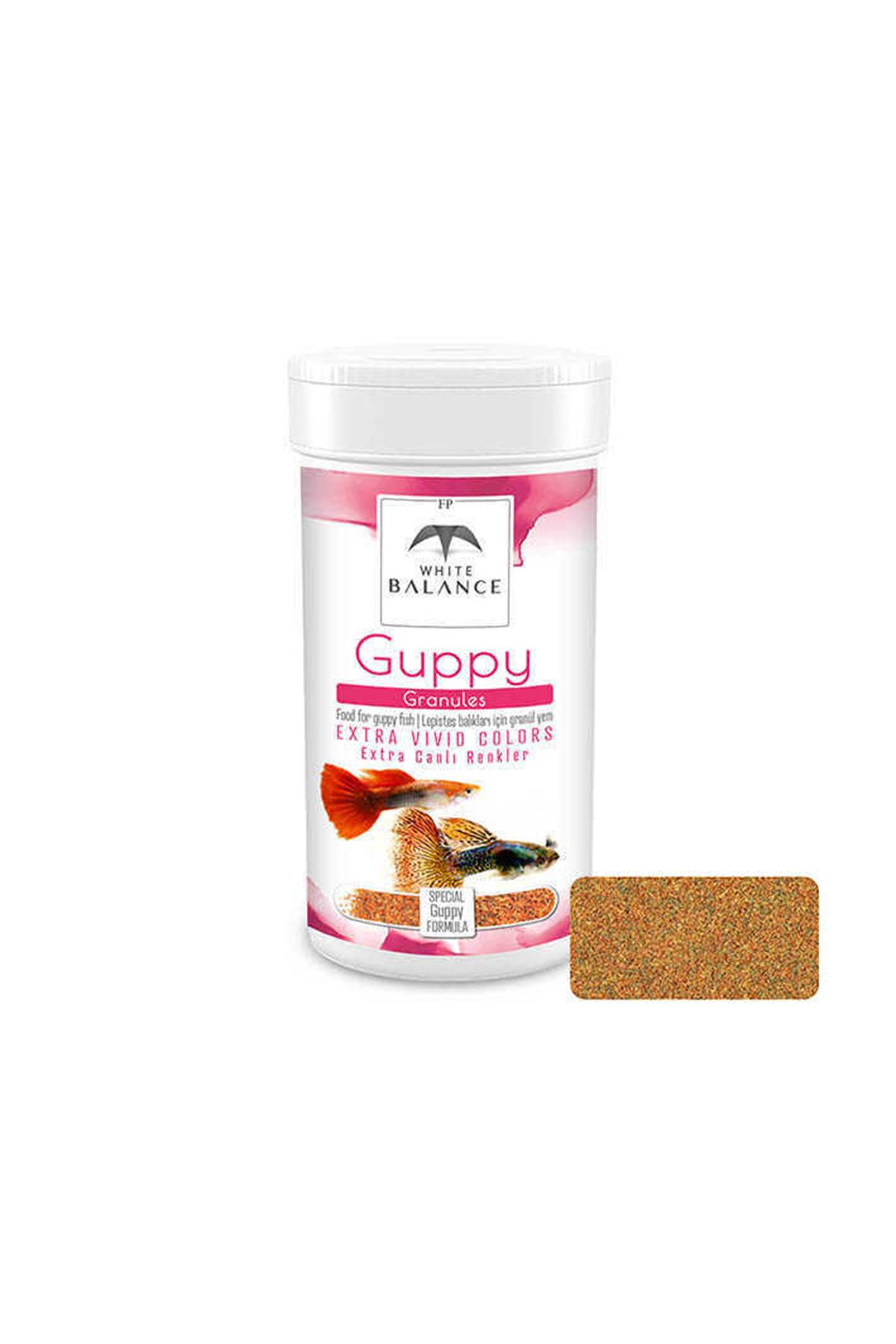 White Balance Guppy Granules 100 ml