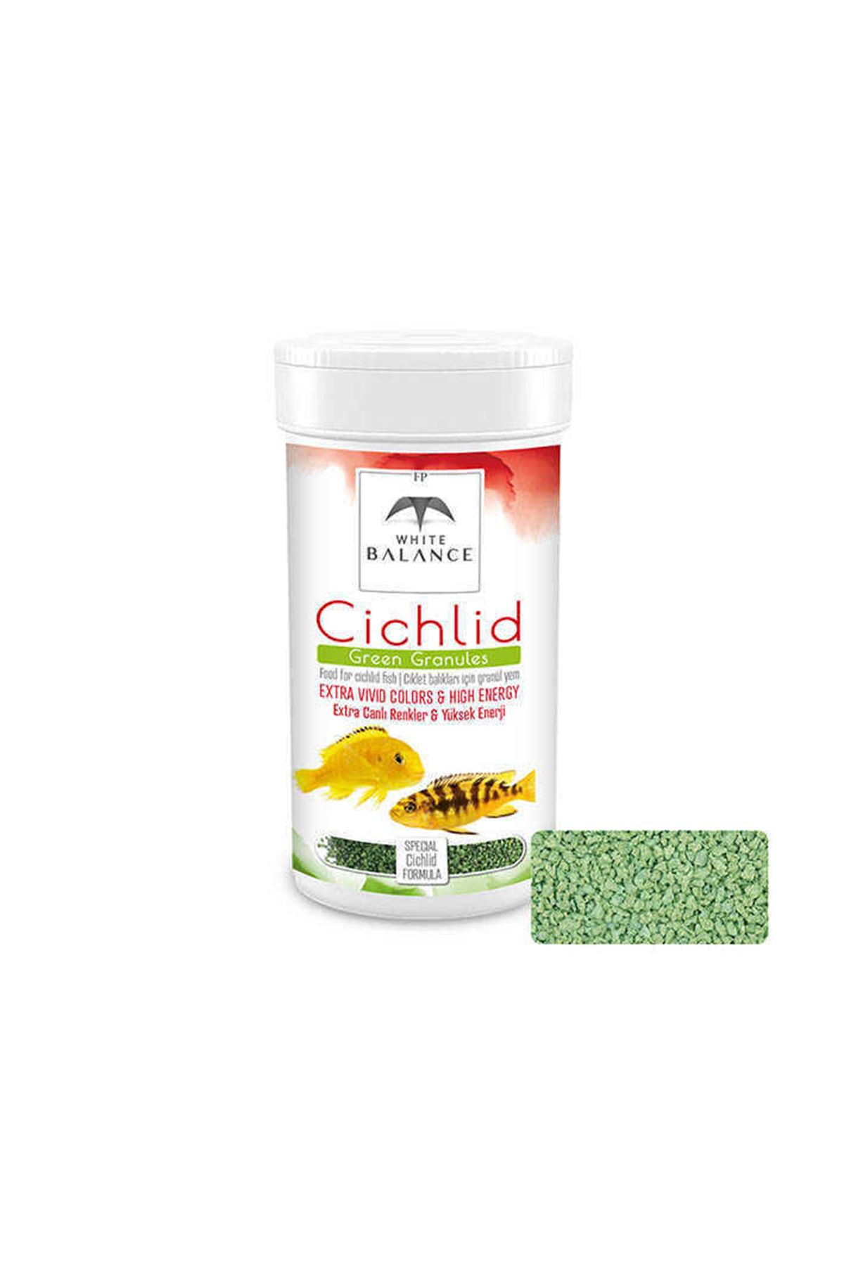 White Balance Cichlid Green Granules 100 ml