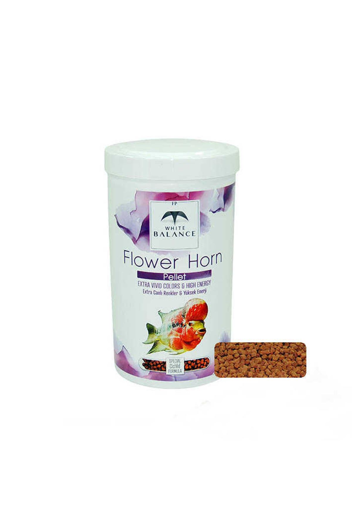 White Balance Flower Horn Balık Yemi 1000 ml