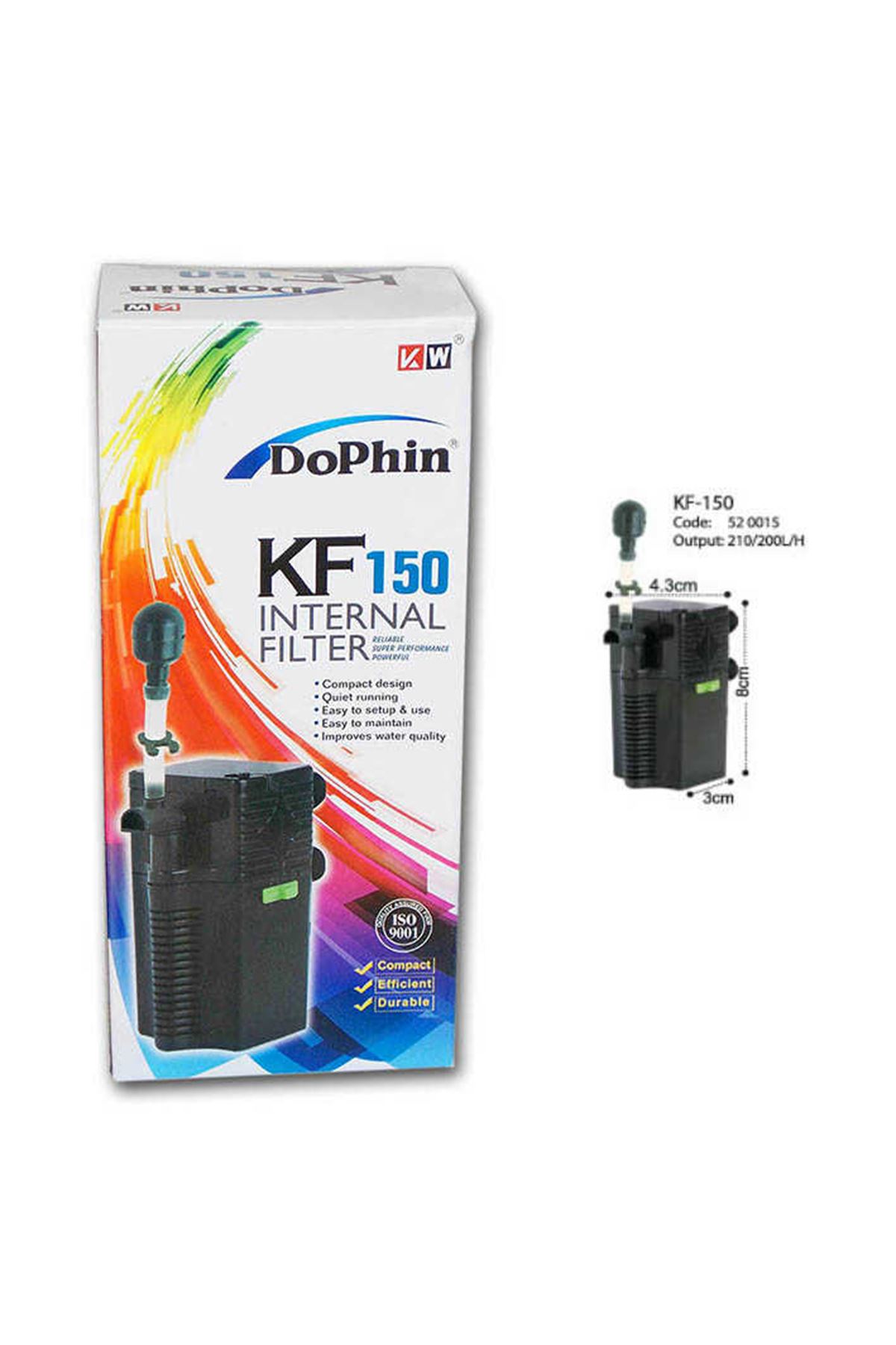 Dophin KF-150 İç Filtre 150l/h