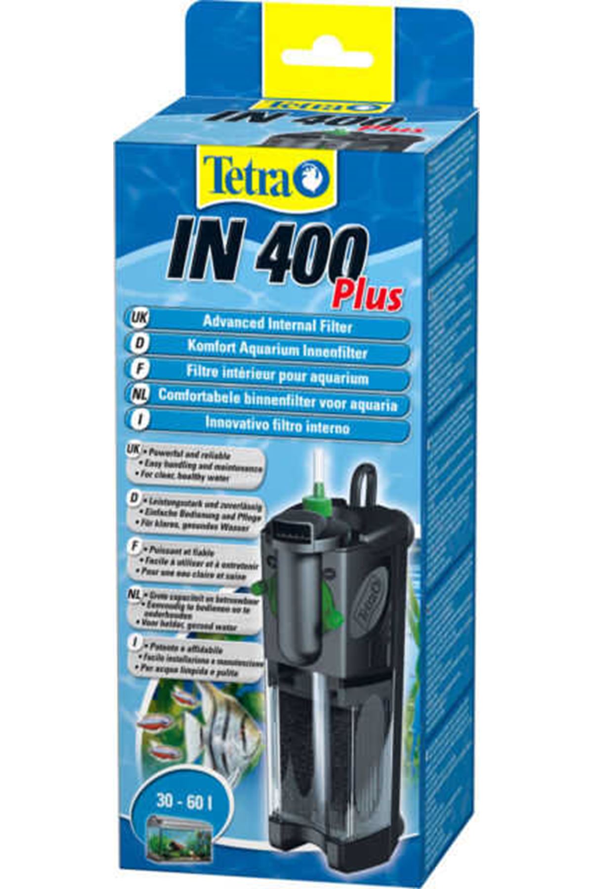 Tetra IN 400 Plus İç Filtre 30- 60 L