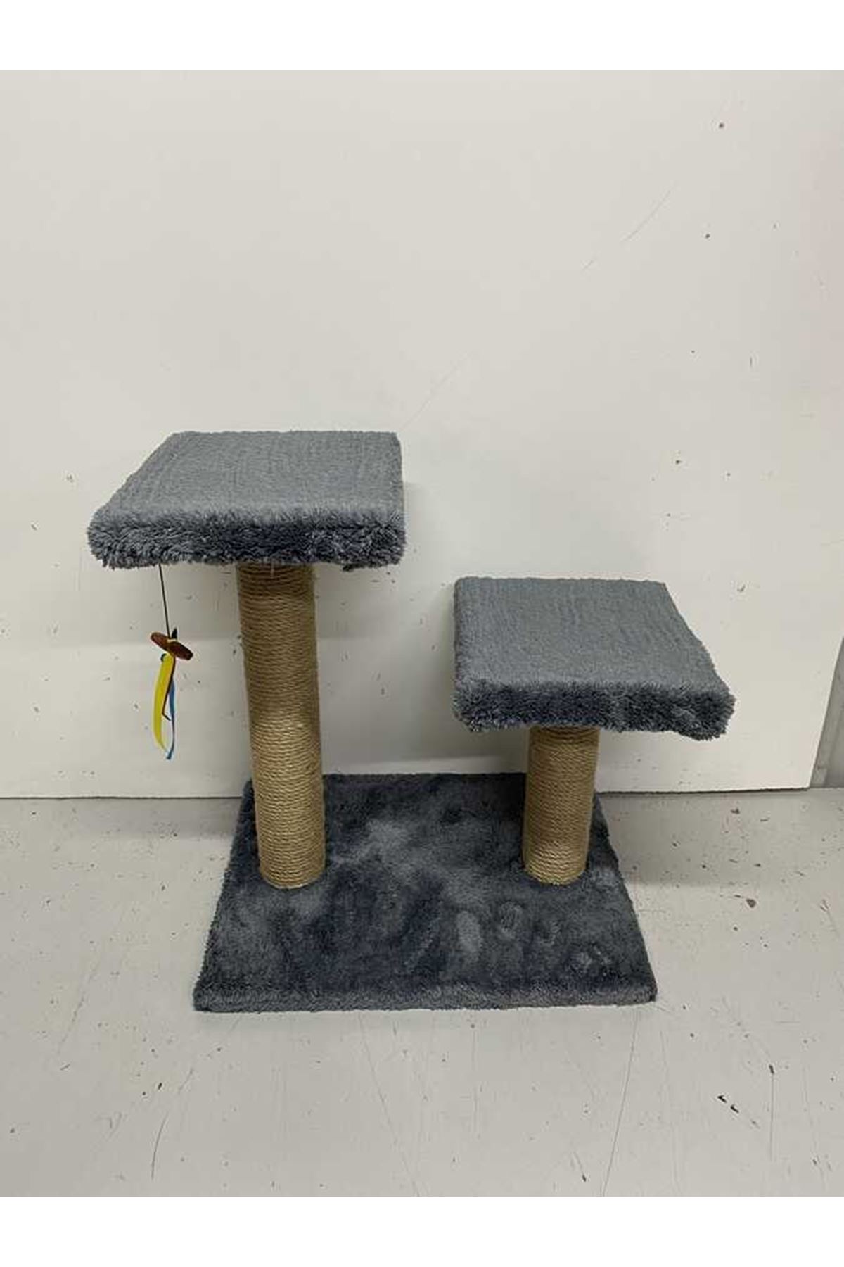 İki Oturaklı Peluş Tırmalama