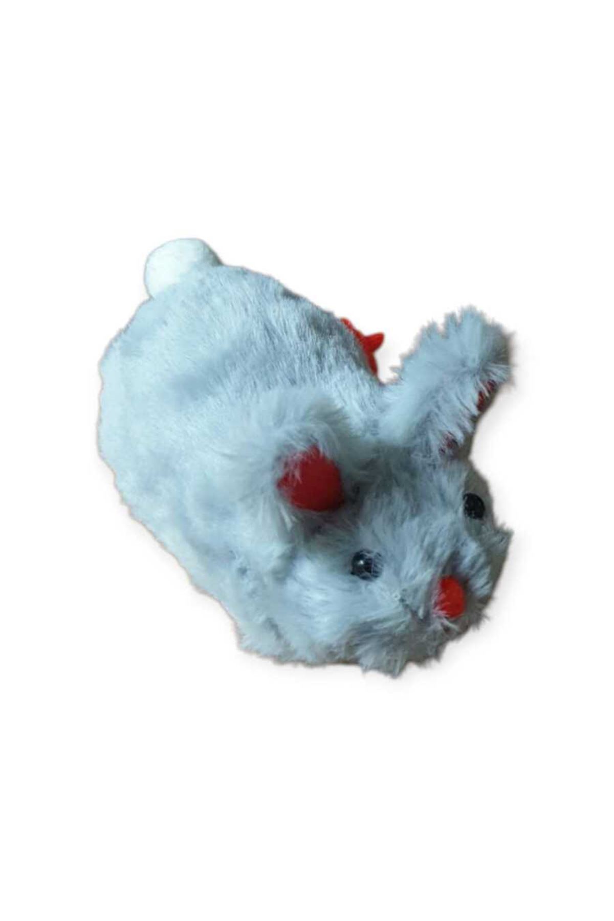 Nunbell Kedi Oyuncağı Kurmalı  Peluş  Fare Tavşan 12cm