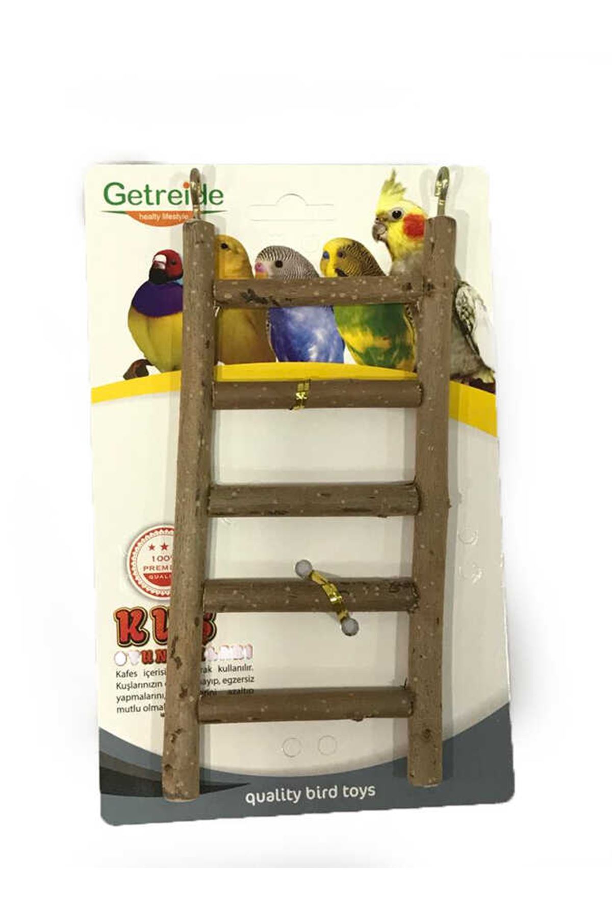 Getreide 3006b  Doğal Ahşap 5 Basamaklı Merdiven 20x9cm