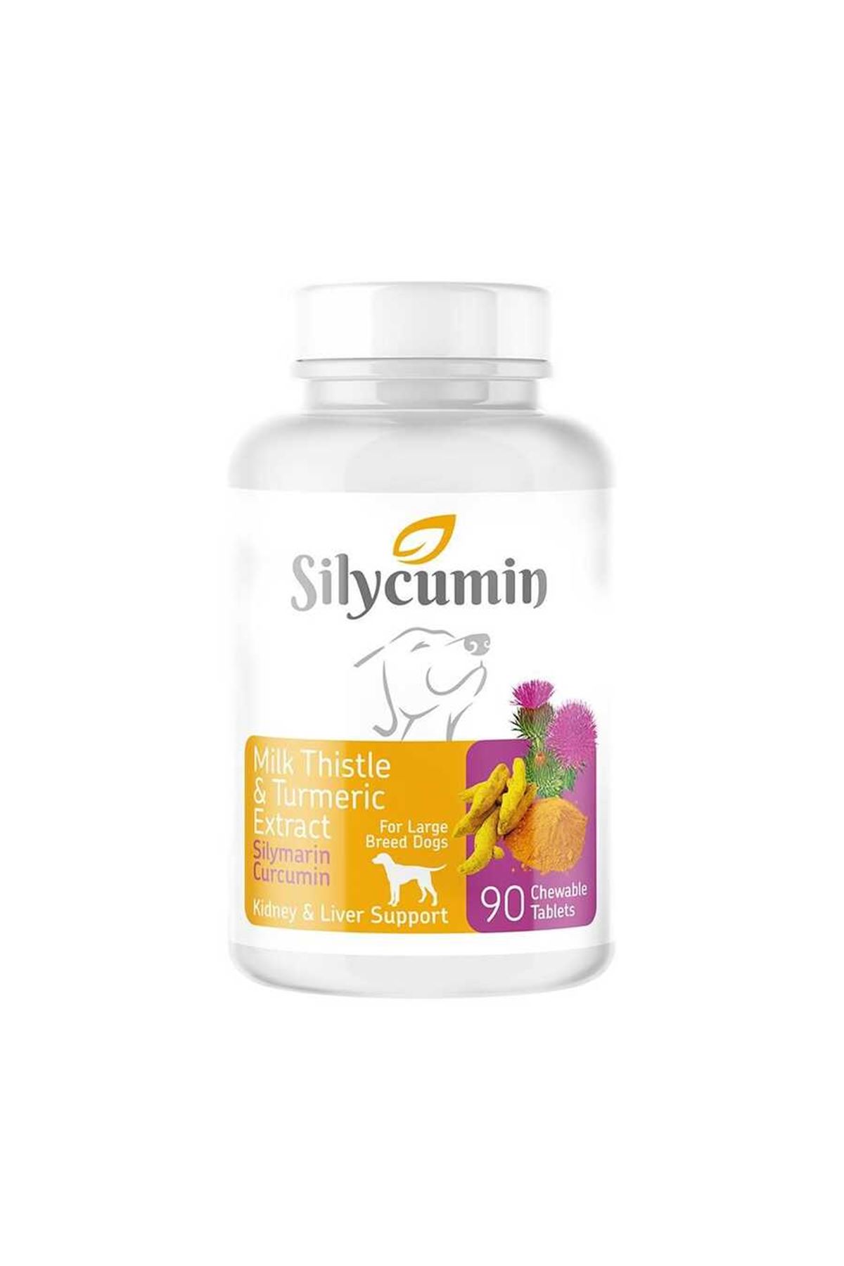 BioPetActive Silycumin 90tablet Kedi ve Küçük Irk Köpekler için Zerdaçal ve Devedikeni Tableti 135gr