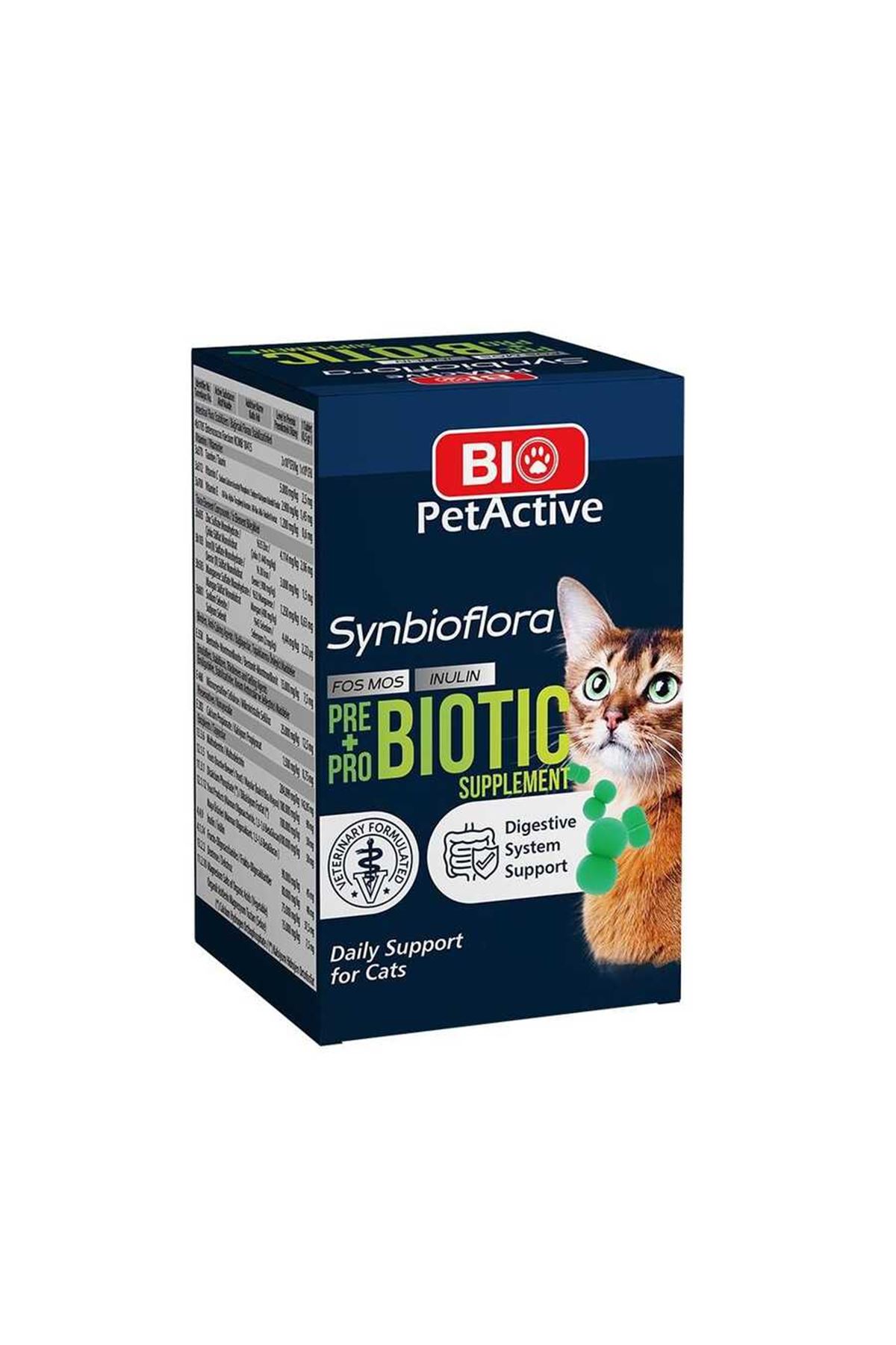 BioPetActive Kedi  Synbioflora Probiotic Tablet 30gr