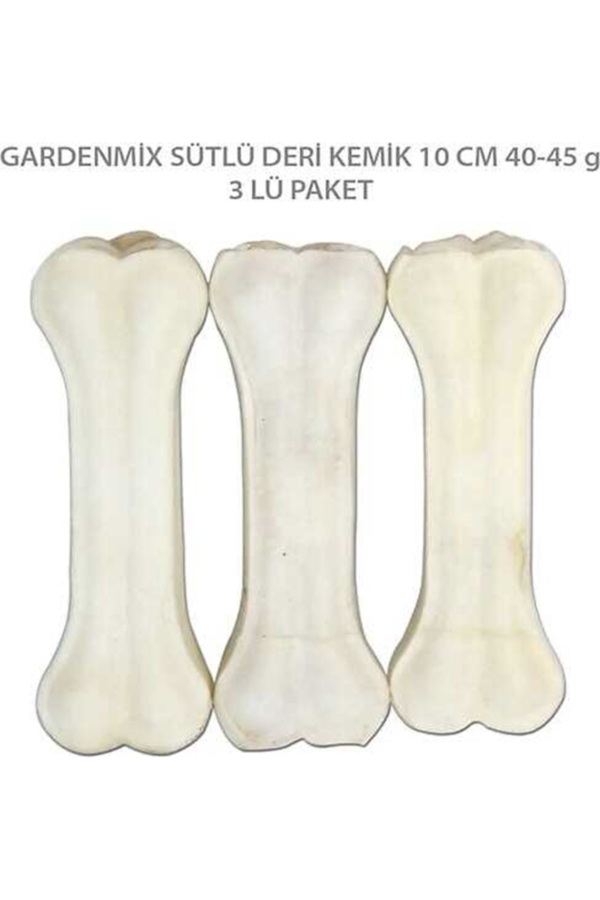 Gardenmix Sütlü Deri Kemik 10cm 40-45gr 3 lü Paket