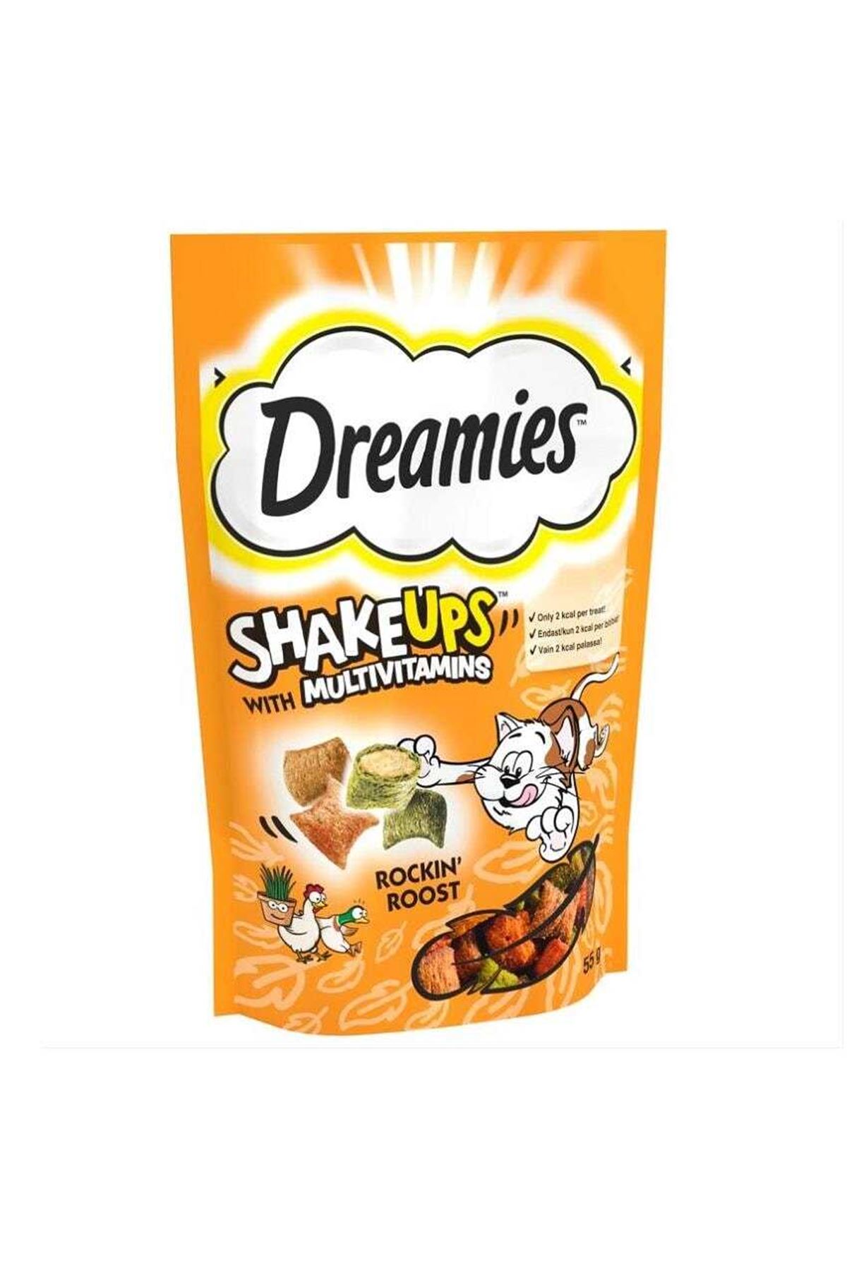Dreamies Shake Ups Kümes Hayvanlı  Kedi Ödülü 55 Gr