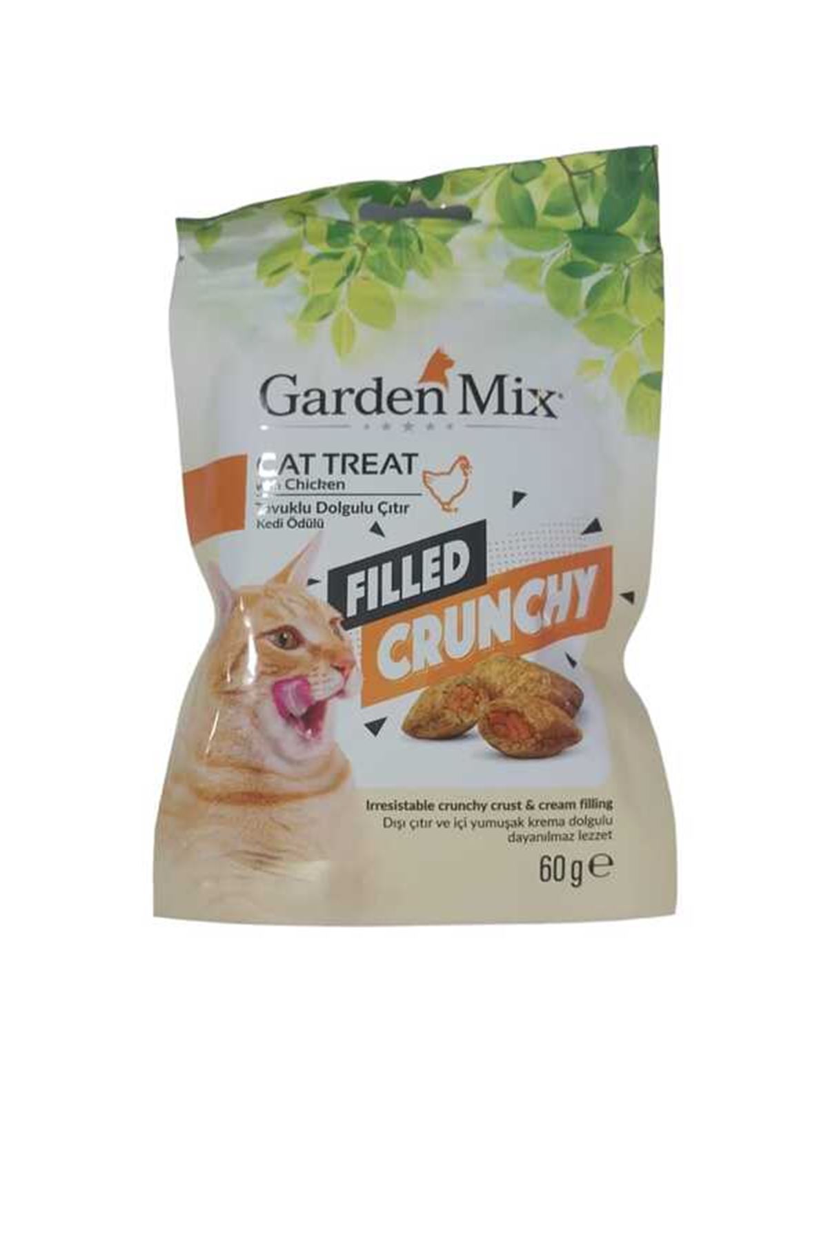 Gardenmix Tavuklu  İçi Dolgulu Kedi  Ödülü 80Gr