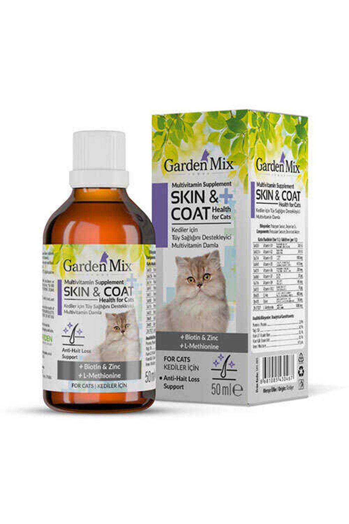 Garden Mix  Kedi  Tüy Sağlığı Damlası  50 Ml