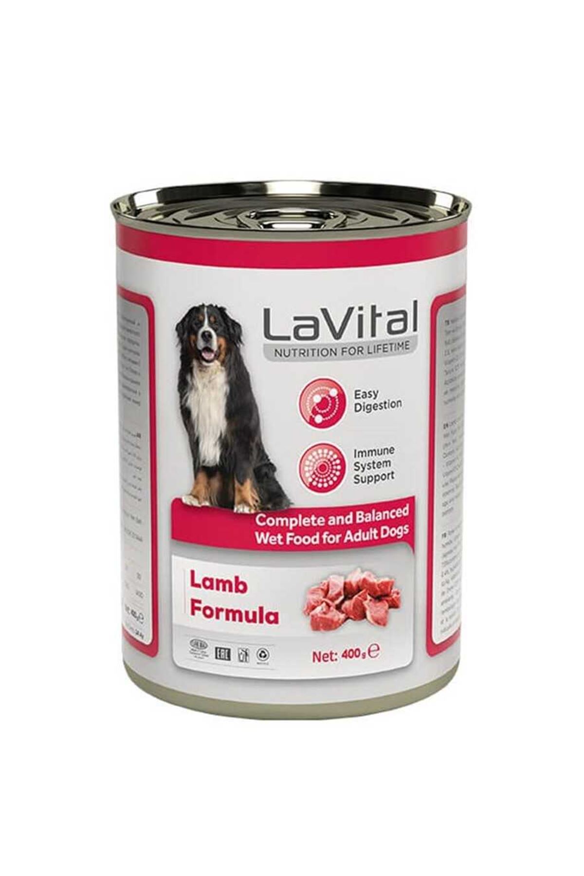 LaVital Yetişkin  Yaş Köpek Maması(Adult) Sığır Etli  400Gr