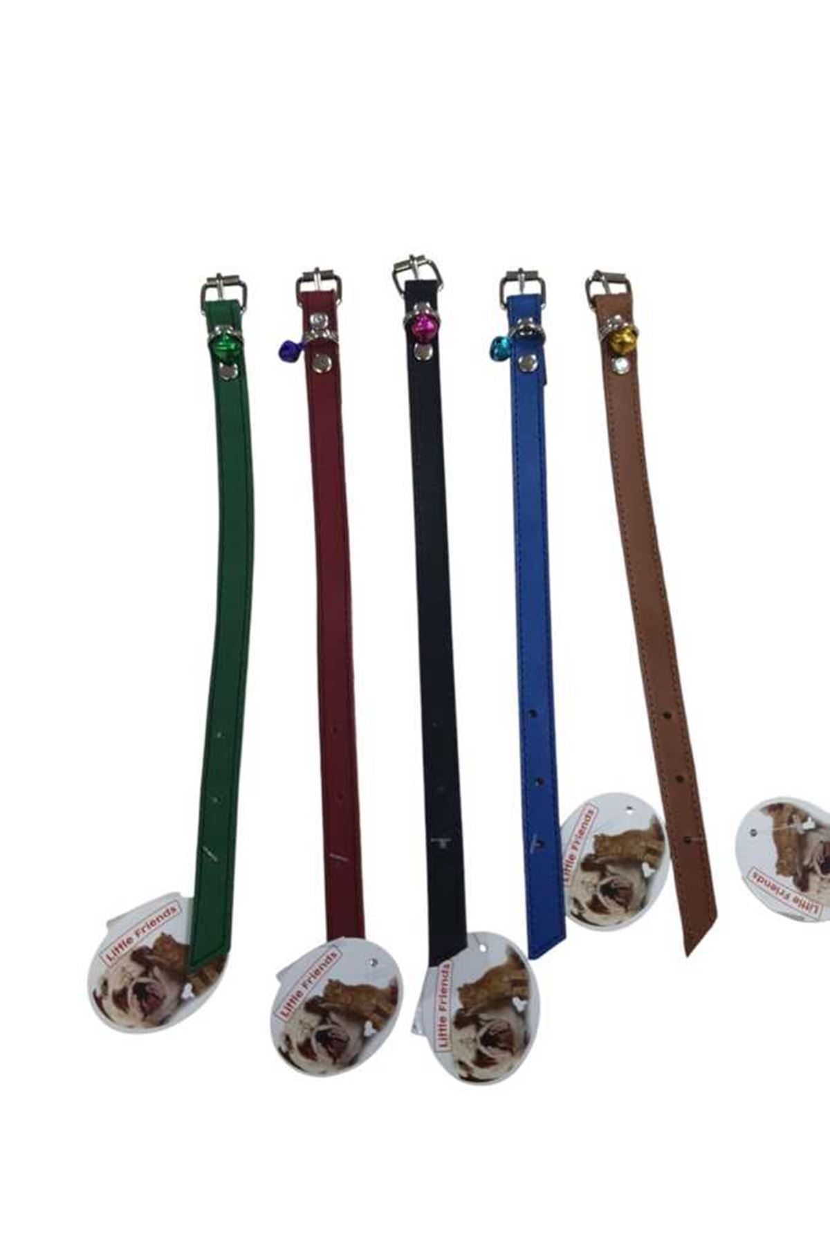2,8 mm Deri Yan Dikişli Kedi Tasması