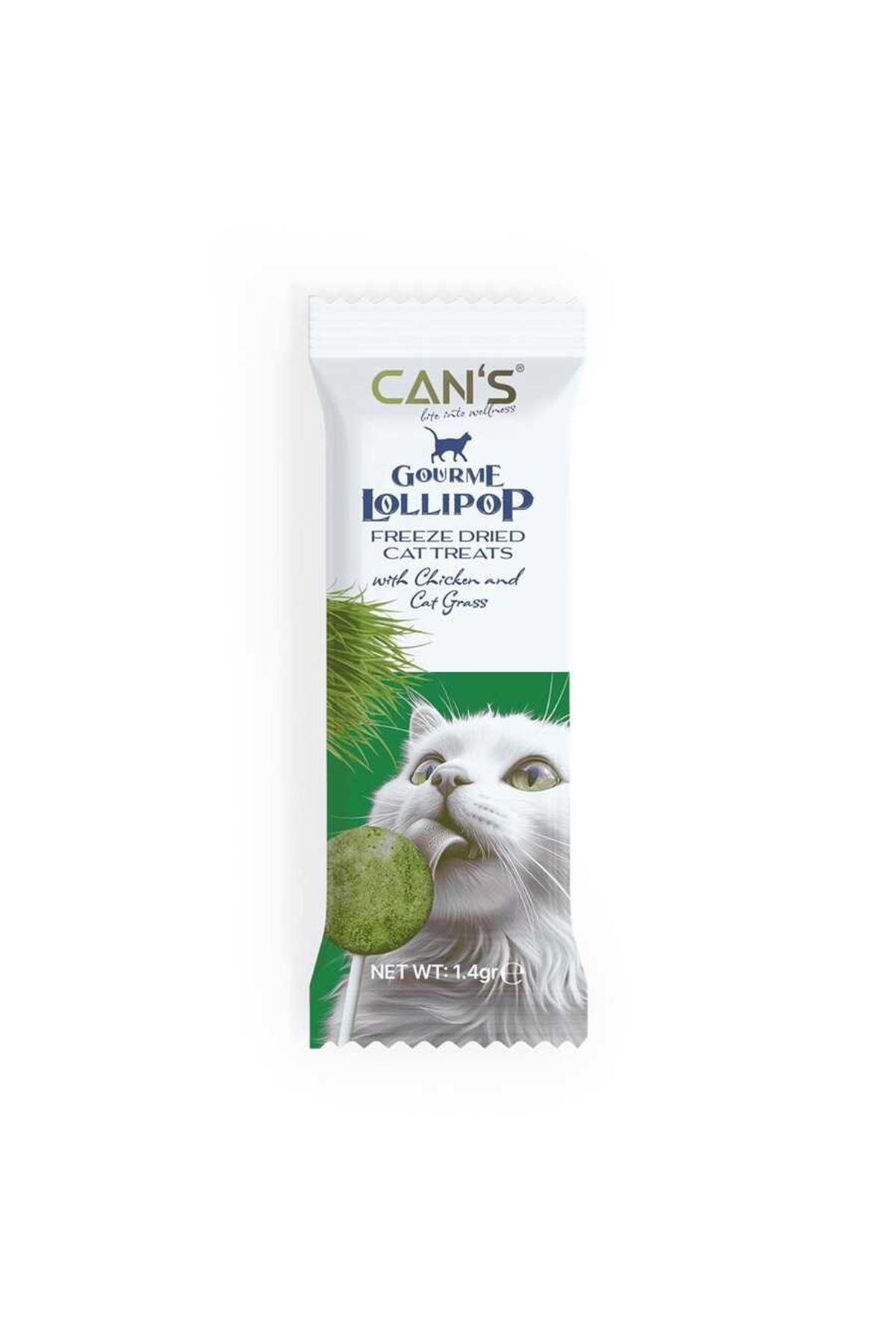 Cans Lollipop Chicken & Cat Grass 15x1.4 gr
