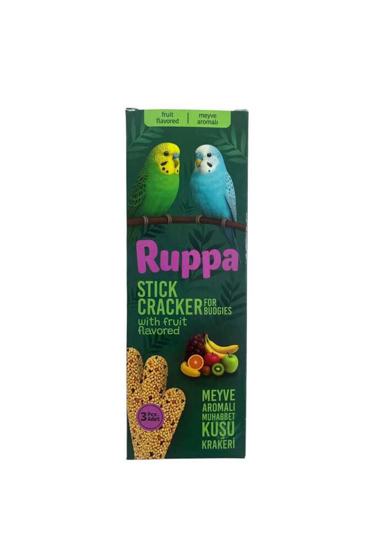 Ruppa 3lü Meyveli  Aromalı Muhabbet Krakeri