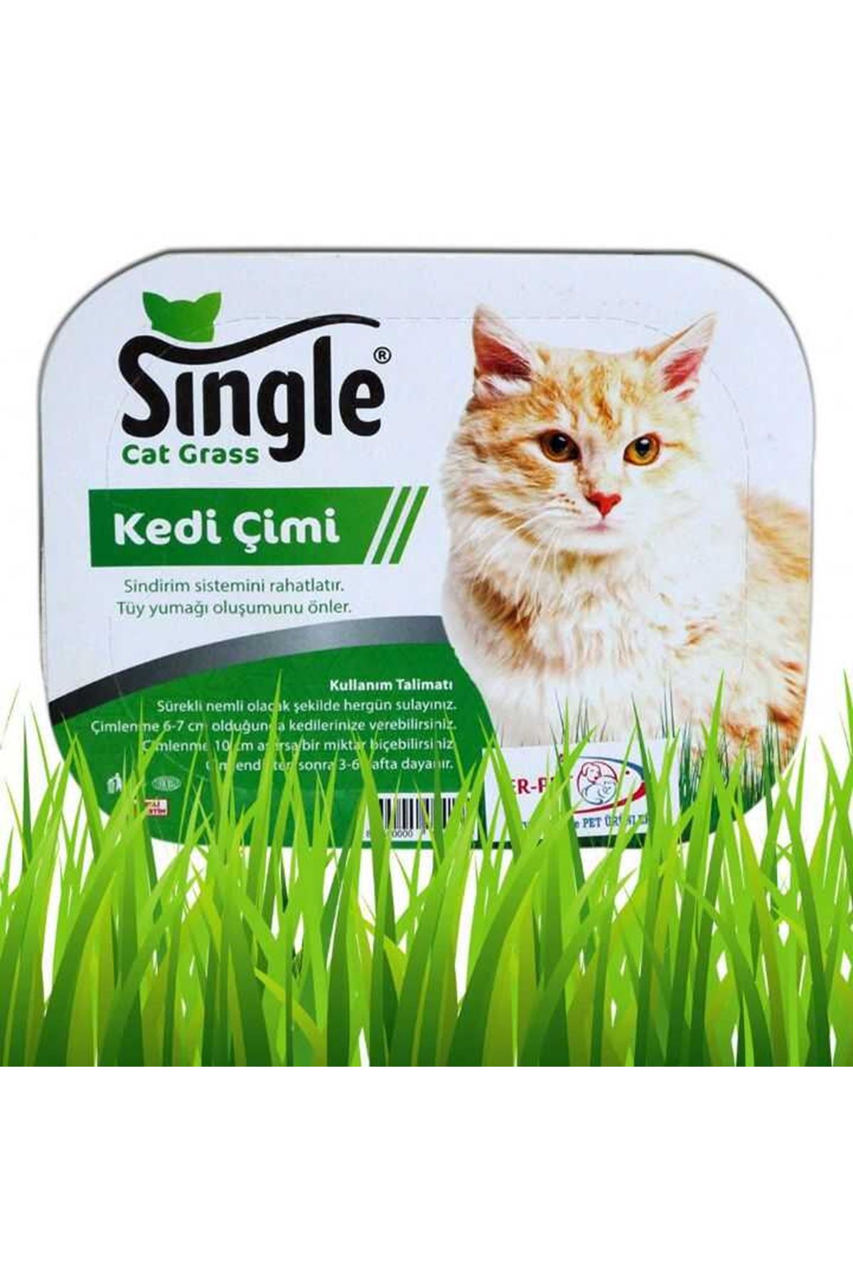 Single Kedi Çimi