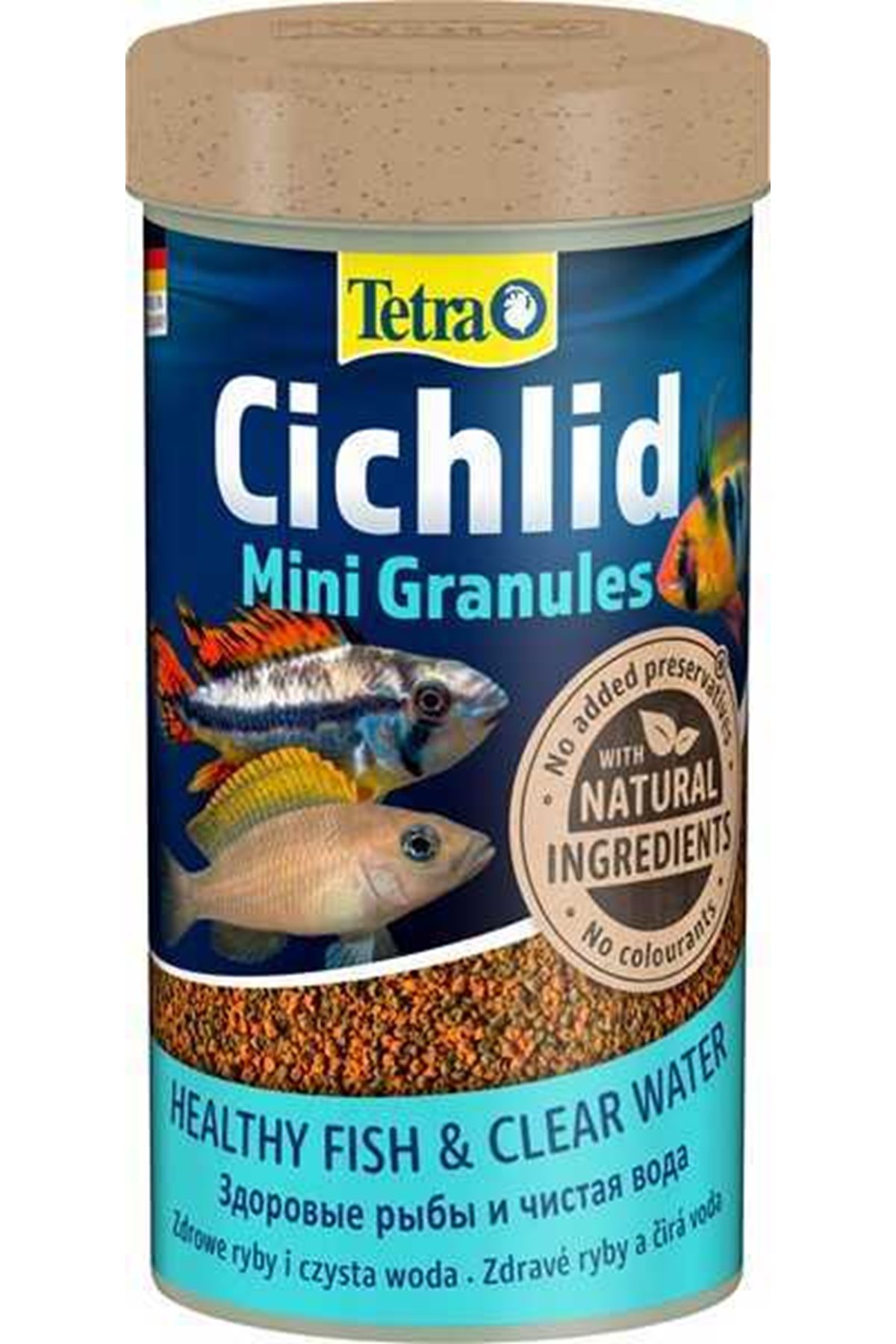 Tetra Cichlid Mini Granules Granül Balık Yemi 250 ml/125 gr