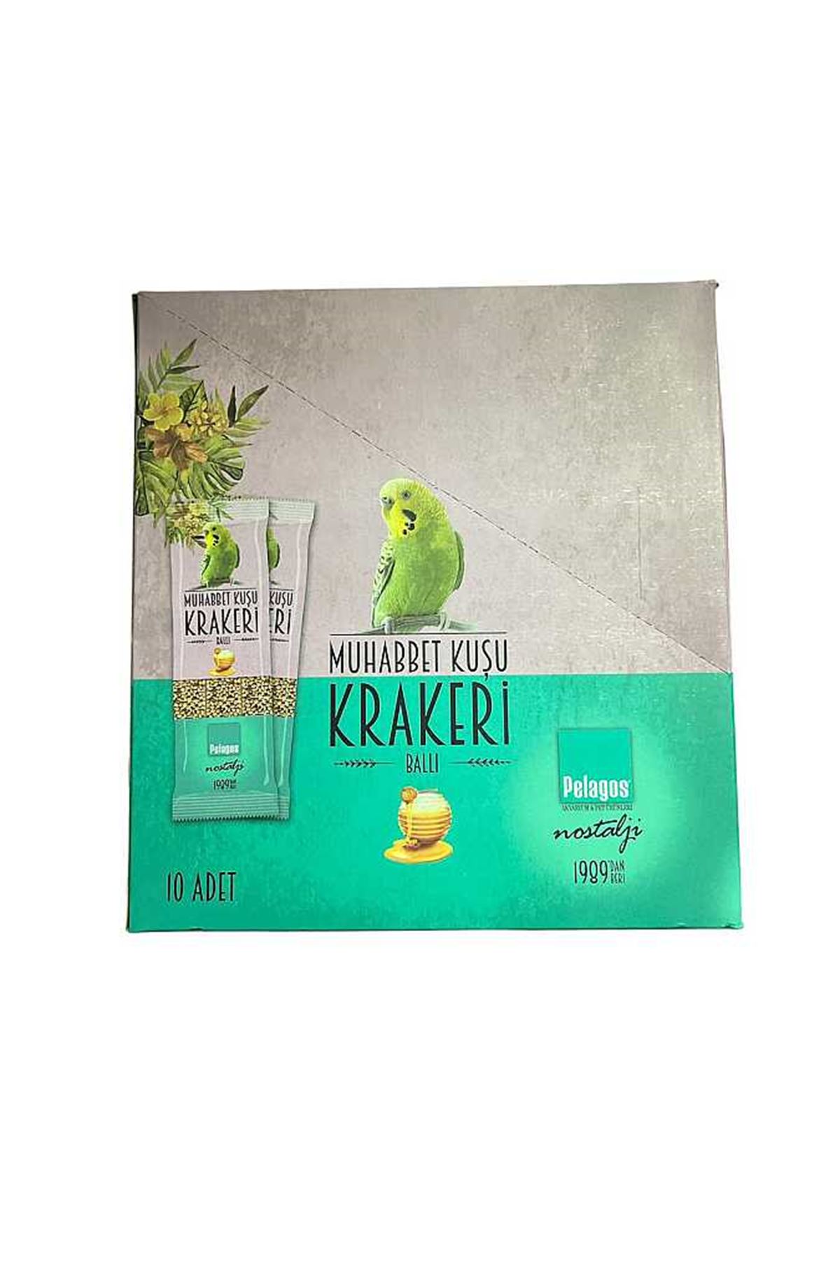 Pelagos Üçlü Muhabbet Ballı Kraker 10 lu Paket