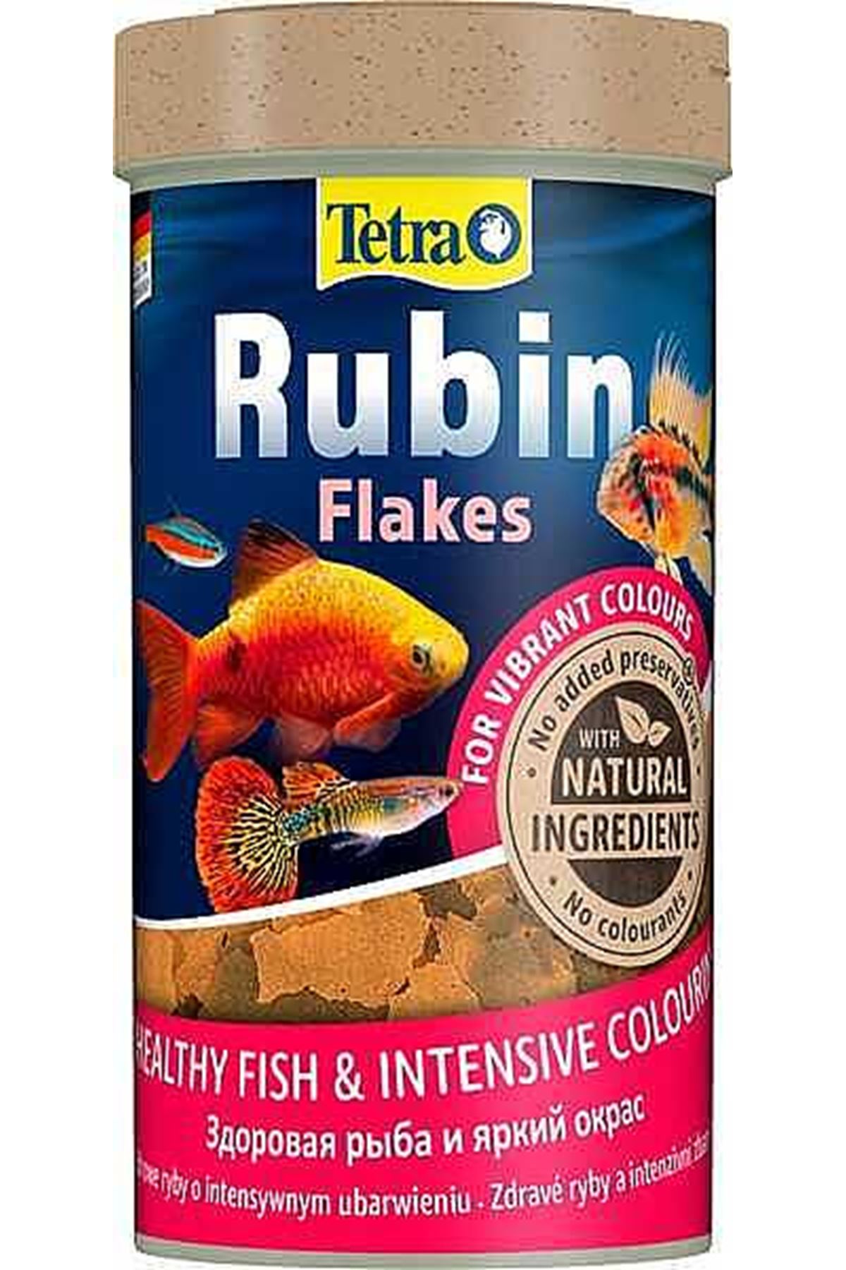 Tetra Rubin Flakes Renklendirici Pul Yem 52g/250 ml