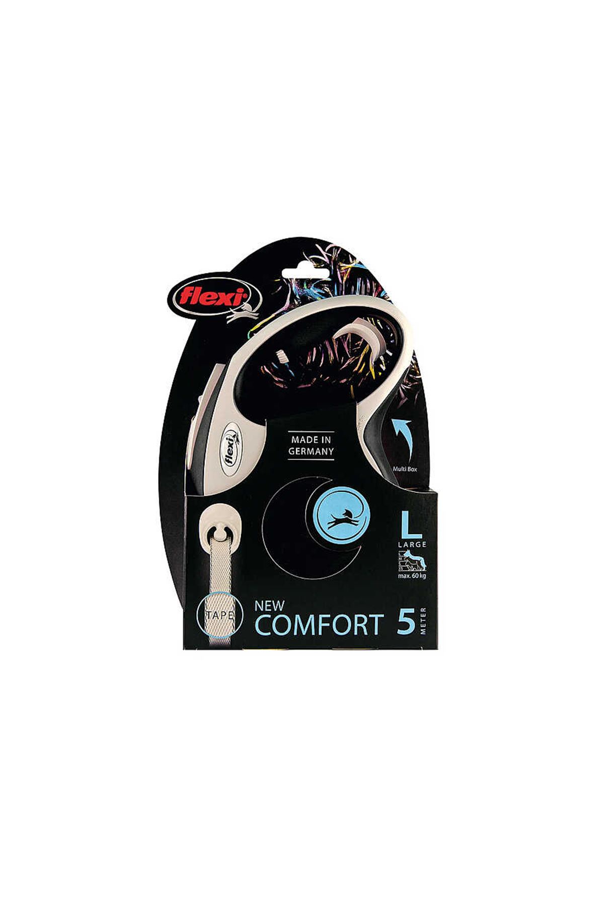 Flexi New Comfort 5M Şerit L Siyah