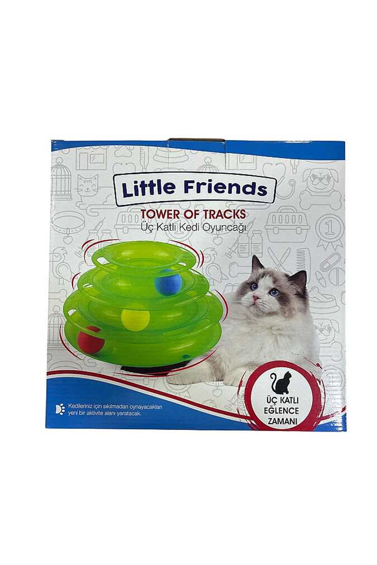Little Friends Üç Katlı Toplu Kedi Oyuncağı
