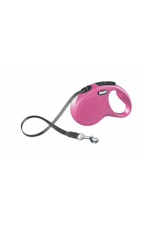 Flexi New Classic - Şerit Köpek Tasması S Pembe 5 m
