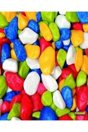 Ref-179 Renkli Fanus Çakılı 350 g (30 lu Paket)