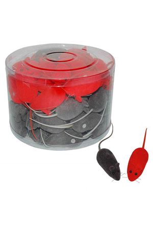 YN-Q036A Plastik Kedi Oyuncağı Fare 6 cm