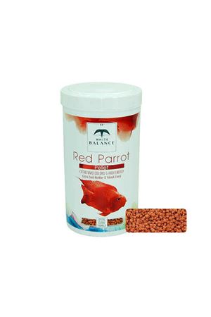 White Balance Red Parrot Balık Yemi 1000 ml