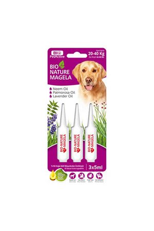 Bio Nature Magela Köpek Mor Ense Damlası 20-40 Kg 5ml