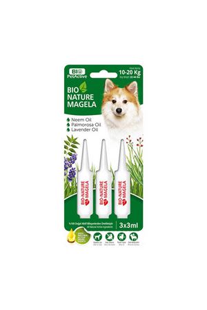 Bio Nature Magela Köpek Yeşil Ense Damlası 3x3ml 10-20 Kg