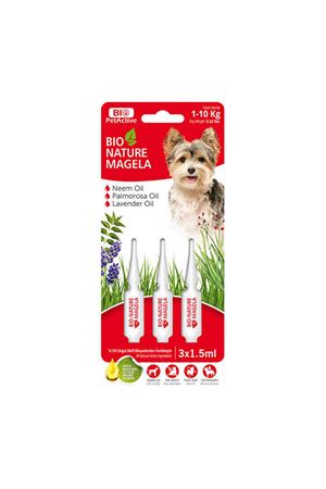 Bio Nature Magela Köpek Kırmızı  Ense Damlası 3x1,5ml 1-10 Kg