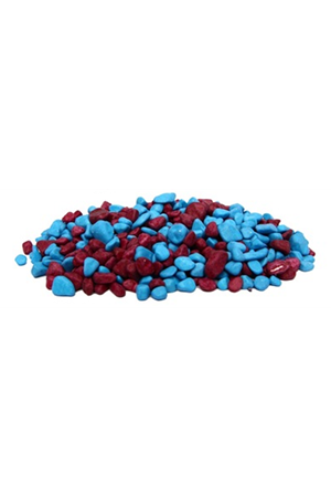 REF-183 Bordo Mavi Fanus Çakılı 350g (15 li Paket)