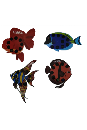 Fishka Balık Yapışkanlı Derece