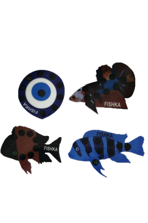 Fishka Balık Yapışkanlı Derece