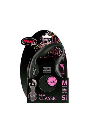 Flexi New Classsic 5M Şerit M Siyah