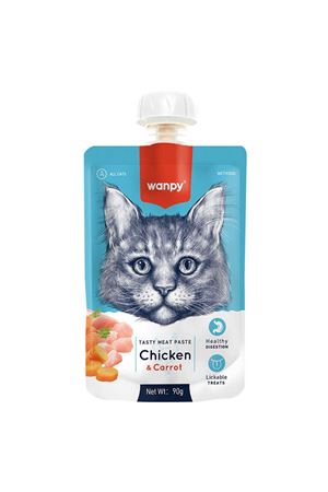 Wanpy Tavuklu Havuçlu Kedi Et Ezmesi 90gr