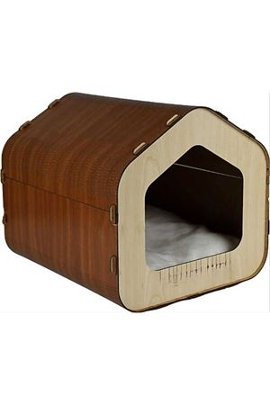 RTP3028 Rotipet MDF Kedi evi Beşgen Karton Tırmalama