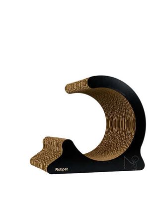 RTP3027 Rotipet MDF Kedi evi Dörtgen Karton Tırmalama