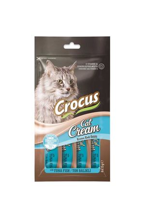 Crocus Ton Balıklı  Krema Kedi Ödülü 4*15 Gr
