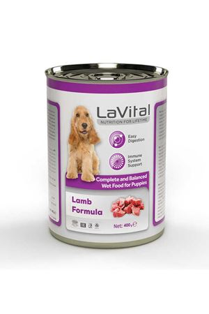 LaVital Yavru   Yaş Köpek Maması(Puppy) Kuzu Etli  400Gr