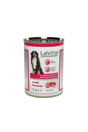 LaVital Yetişkin  Yaş Köpek Maması(Adult) Kuzu Etli  400Gr
