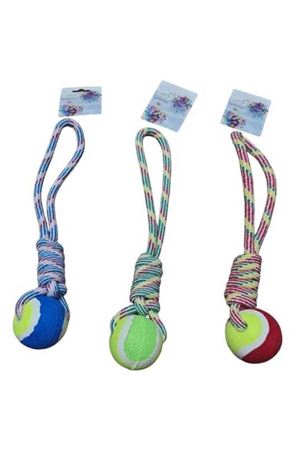 Cans BRC-2 Tenis Toplu Tutamaçlı Halat Oyuncak 35 cm