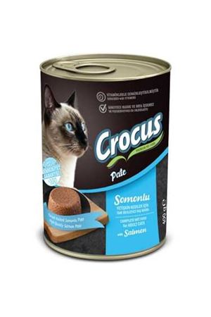 Crocus Yetişkin Kedi Somonlu Pate Yaş Mama 400 gr
