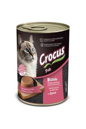 Crocus Yetişkin Kedi Kuzulu Pate Yaş Mama 400 gr