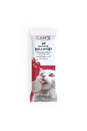 Cans Lollipop Chicken & Cramberries 15x1.4 gr